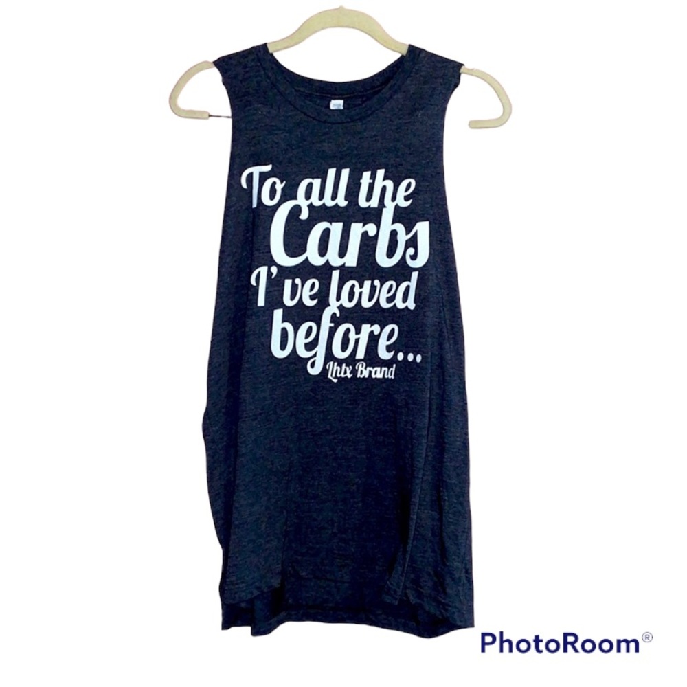 Chic Sleeveless Black Muscle Tee